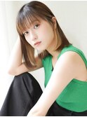 【La fith】インナーカラー×ぱつっつんボブ