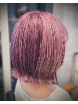 キャラ シャローネ 池袋(Chara Chalone) ボブレイヤー/ハイトーンピンクカラーハイライト/ピンクベージュ