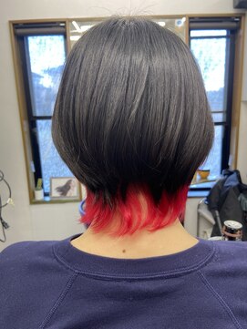 ヘアークリエイトフクダ ショートボブインナー