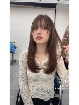 髪質改善と縮毛矯正の専門店 サンティエ(scintiller) ロングレイヤーカット