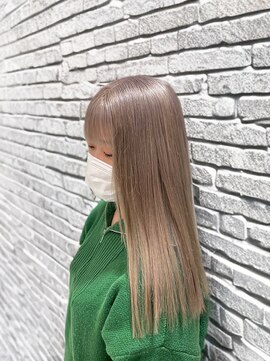 ソワン ドゥ ブレス 立花店(soin de brace) ミルクティー×ブリーチ