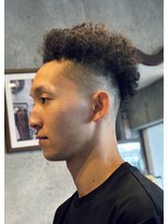 エルエー バーバーショップ 草津店(L.A BARBERSHOP)&nbsp;店長【橋本】針金アフロ