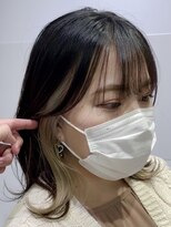 ムク 横浜店(muku)&nbsp;ミルクティーベージュダブルカラーケアブリーチインナーカラー