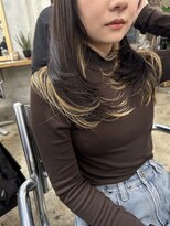 ウィークエンド(WEEKEND)&nbsp;ミディアムレイヤー【カット＋カラー＋TR9900円】