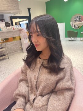 モア 岡崎(more) 【韓国レイヤーカット×透けグレージュ】more岡崎店 大山