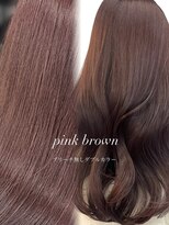 アリュウル 表参道 青山(Allure) 大人可愛い艶カラー＊ピンクブラウン/フェミニンロング