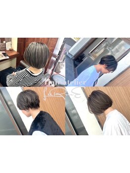 《当日予約ok》骨格・髪質・クセなどを見極めたカットで、あなたに似合うショートスタイルをご提案します♪