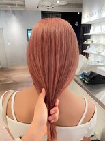ヘアーエスクールシーユー 枚方T-SITE店(hair S.COEUR×Cu) ピンクベージュ/ピンクカラー/大阪美容室/枚方美容室