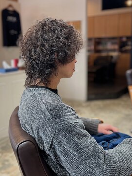 ネイビーヘアデザイン(navy hair design) プードルパーマ