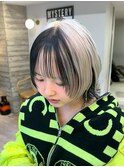 ホワイトカラーポイントカラーデザインカラーブロンドブリーチ