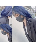 エヌプラスリタ 近鉄八尾(N+lita)&nbsp;ホワイトグレージュミニウルフデジタルパーマチェリーブラウン