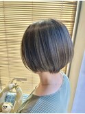 秋トレンド◎前髪長めショートボブ×大人ヘルシー