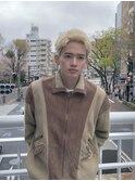 MEN’S HAIR/ブルーブラック/フェザーパーマ/渋谷