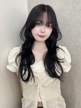 ジーナ 福岡天神(Zina) ワンホンヘア/韓国ヘア/ワンホンレイヤー/Zina福岡天神