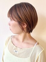 モリオフロムロンドン 松戸店(Morio from London) 【morio松戸 アイダ】小顔可愛い耳かけショート丸みショートボブ