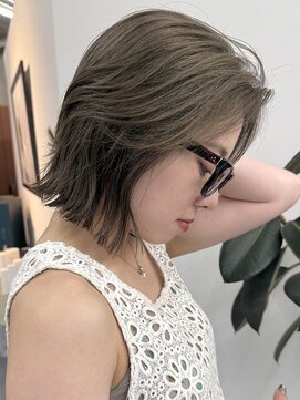 ノード(NODE) 栄顔まわりレイヤーくびれ巻きベージュ