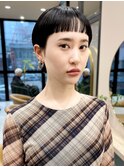 オン眉バング☆耳掛けショート