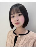 内巻きボブ