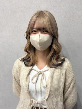 ヘアーディア(Hair...DiA) milk tea beige × end color