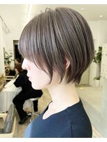 セイドット フクオカ(Say.FUKUOKA) 【Say.福岡】ショートボブ×グレージュ×透明感カラー×艶感