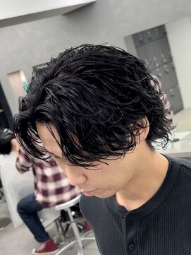 オーバルバイアピッシュ(OVARL by apish) サーフカールニュアンスサーフカールウルフロン毛ミディアム