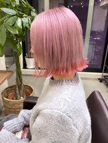 バランス 原宿 表参道(balance)&nbsp;ベビーピンク×裾カラー