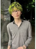 アクティブショート デザインカラー ローライト ブリーチ 新宿