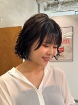 ニール 名古屋 伏見 丸の内(NEELU)&nbsp;【NEELU_take】ゆるっとミニボブパーマ