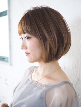 アトリエMAI 北千住 小顔ストレート 前下がり ショートボブ 【アトリエMAI北千住】
