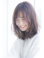 ラフ フロム ガーデン(Laf from GARDEN)&nbsp;大人かわいいことりベージュ低温デジタルパーマくびれセミディ