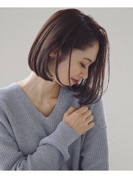 アトリエ フェム(atelier.fem) atelier.fem　手ぐしでおさまるボブミディ