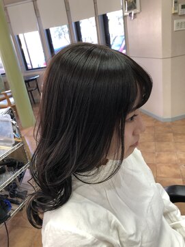 マイスペース(MY SPACE) ダークグレージュロングレイヤー♪