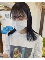 コヨミ(583)&nbsp;【koyomi】切りっぱなしネイビーブラック【富山】