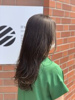 イイナヘアガレージ(117)&nbsp;【117hairgarage】スモーキーカーキベージュ_ロング