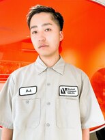 サル 代官山(SAL)&nbsp;【SAL】伸びたブリーチを生かした七三＊菅原誠＊