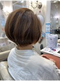 大人ショートボブ