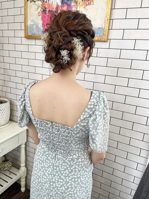 ＊THE  RIRE.  結婚式お呼ばれ×ロングヘアアレンジ＊