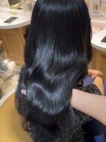 ロンド シャルム 吉祥寺(Lond charme) ブルーブラック INOAカラー 艶髪 髪質改善カラー 韓国ヘア