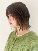 コト 福井大和田店(coto) 福井　レイヤーボブ　インナーカラーホワイトベージュ　髪質改善