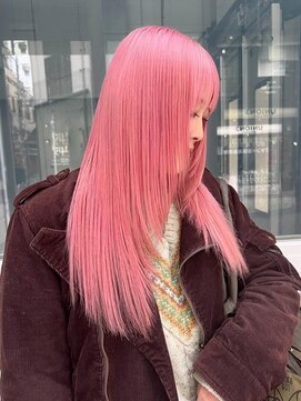 カシェ ホリエ(CACHE HORIE) ピンクカラー/レイヤーカット