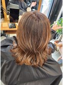 グレイヘアー バレイヤージュ