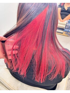 ヘアーアンドメイク ドレス(DRESS) バイオレットピンク　インナーカラー