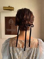 美容室 メザミー MESAMIES 結婚式お呼ばれヘアヘアアレンジ＊大人可愛いミディアムお団子