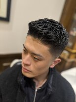 プレミアムバーバー 原宿店(PREMIUM BARBER produce by HIRO GINZA)&nbsp;サイドパートフェード