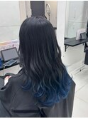 【ALIVE 夕貴】ブルーグラデーションカラー
