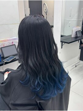 アライブ ハラジュク(ALIVE harajuku) 【ALIVE 夕貴】ブルーグラデーションカラー