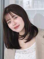 ガーデンヨコハマエスト(GARDEN YOKOHAMA est)&nbsp;イメチェン　外ハネボブ　美髪　ワイドバング　ミディアム　前髪