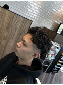 オールバックパーマスタイル！