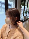 顔周りレイヤーボブ