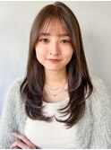 デジタルパーマサイドバング艶感イメチェン愛され大人可愛い